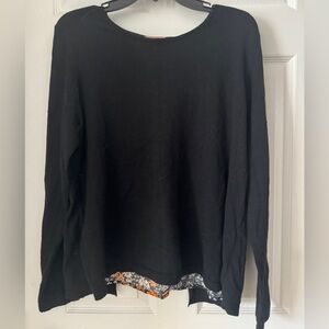 Kachel X Anthropologie Sweater with Floral Back Panel